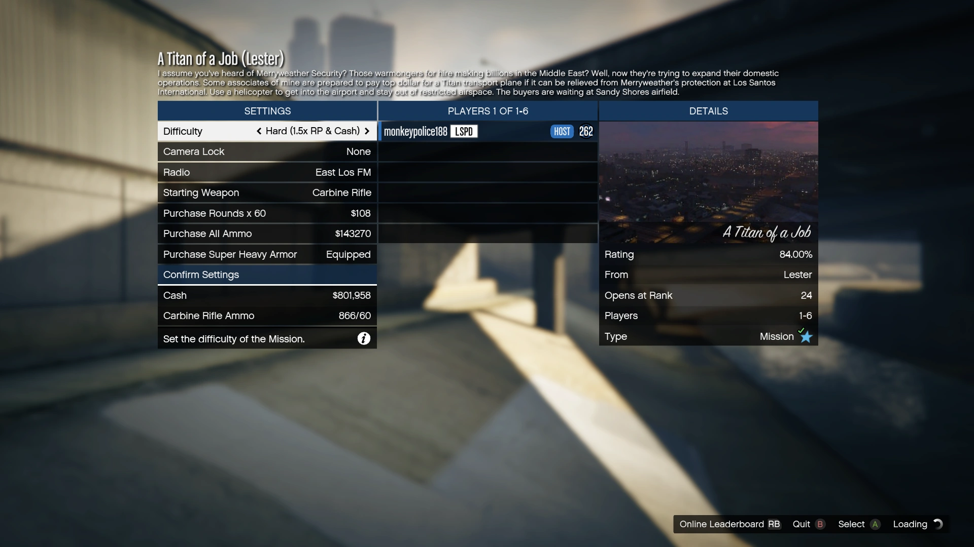 A Titan of a Job - GTA Online