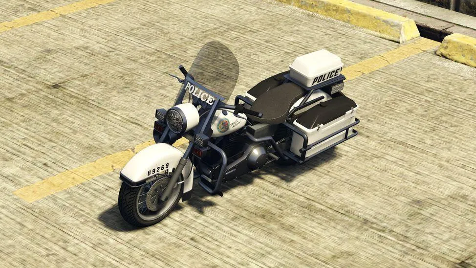 Original Police Bike screenshot from GTA Online