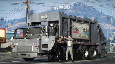 Original Trash Truck screenshot from GTA Online